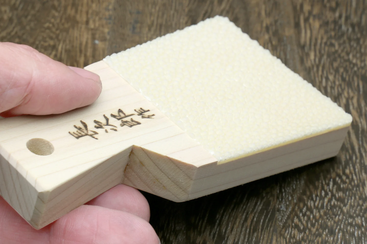Chojiro Shark Skin Wasabi & Ginger Japanese Grater 1 pc - Image 5