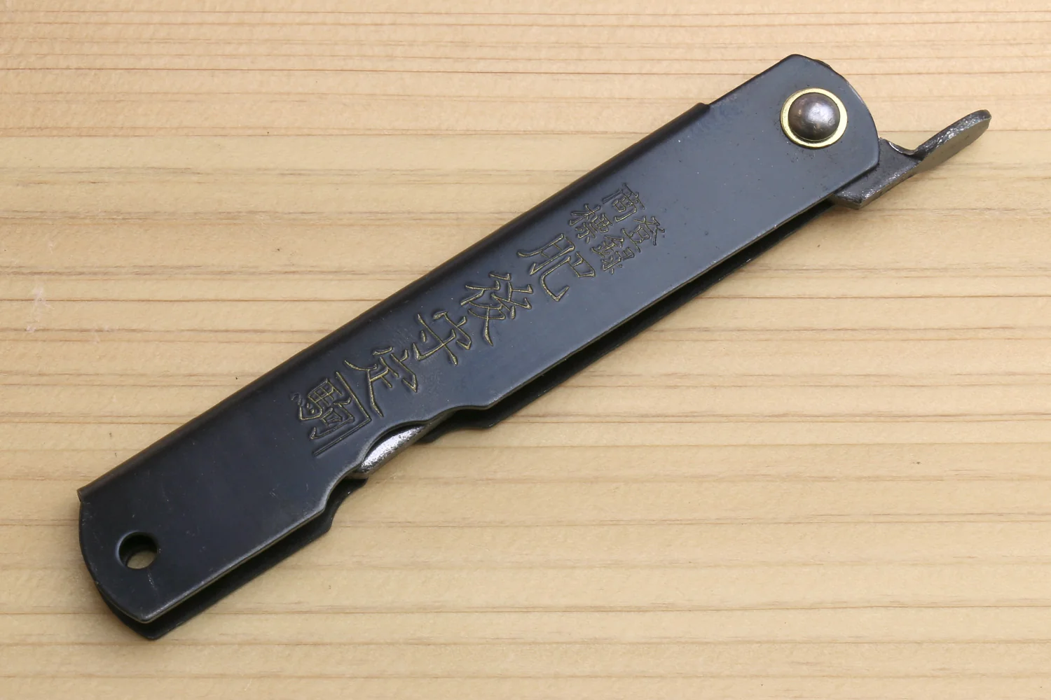 Japanese High Carbon SK-Steel Stainless Clad Kiridashi Pocket Knife - Image 4