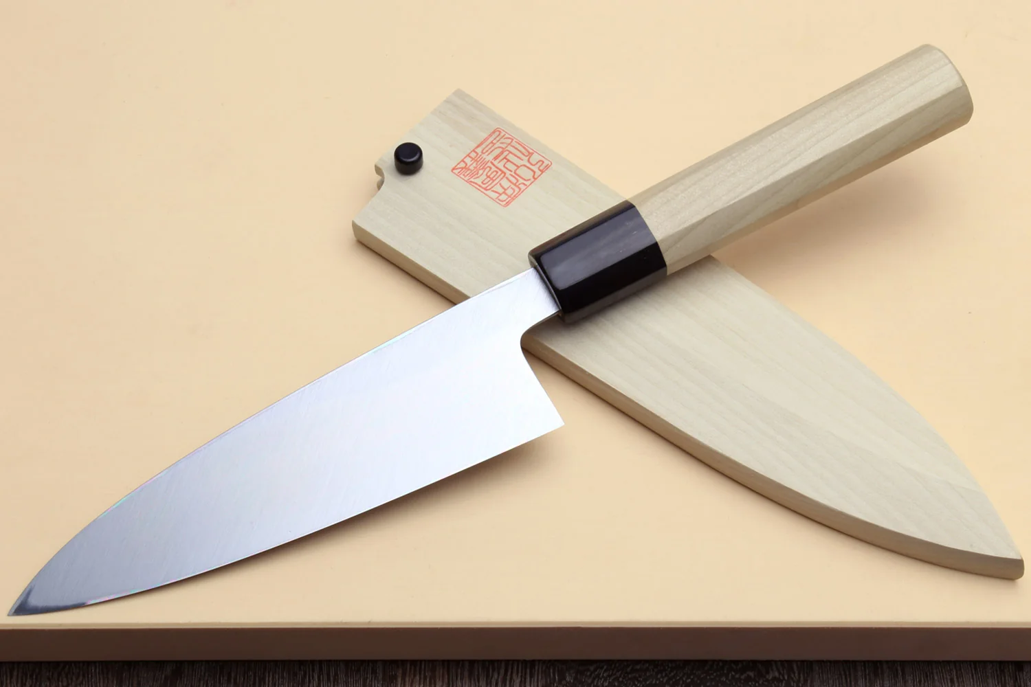 Yoshihiro Kasumi White Steel Funayuki Deba Fish Fillet Chef knife - Image 2
