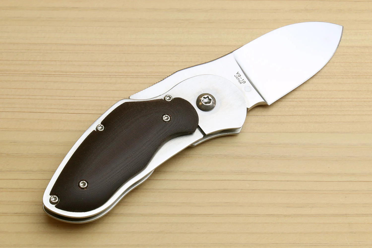 Moki VG-10 Stainless Steel Flamelock Folding Pocket Knife (Rabbit Matte Finish) - Image 2