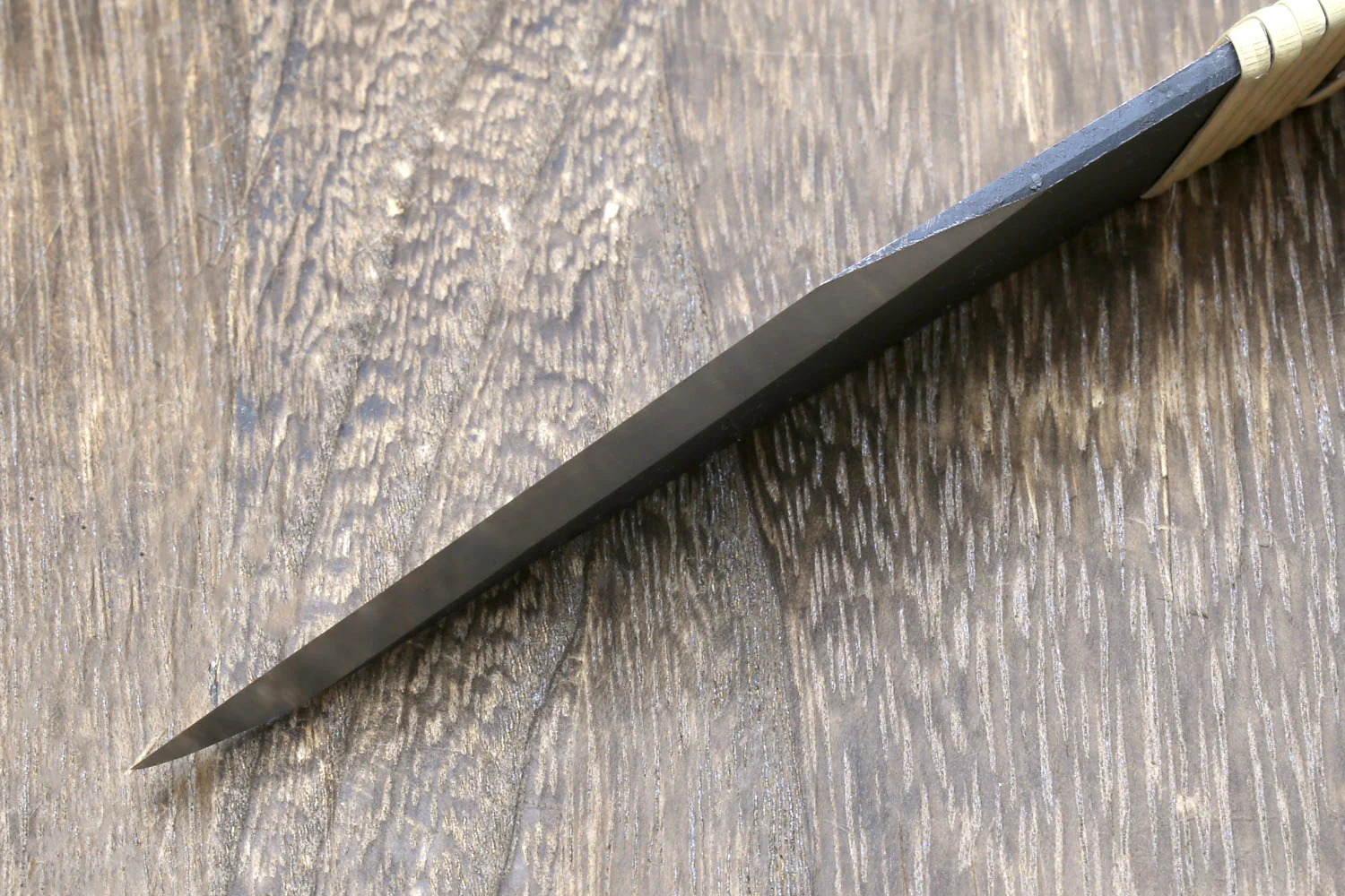 Yoshihiro Aoko Super Blue High Carbon Steel Kiridashi Utility Knife - Image 6