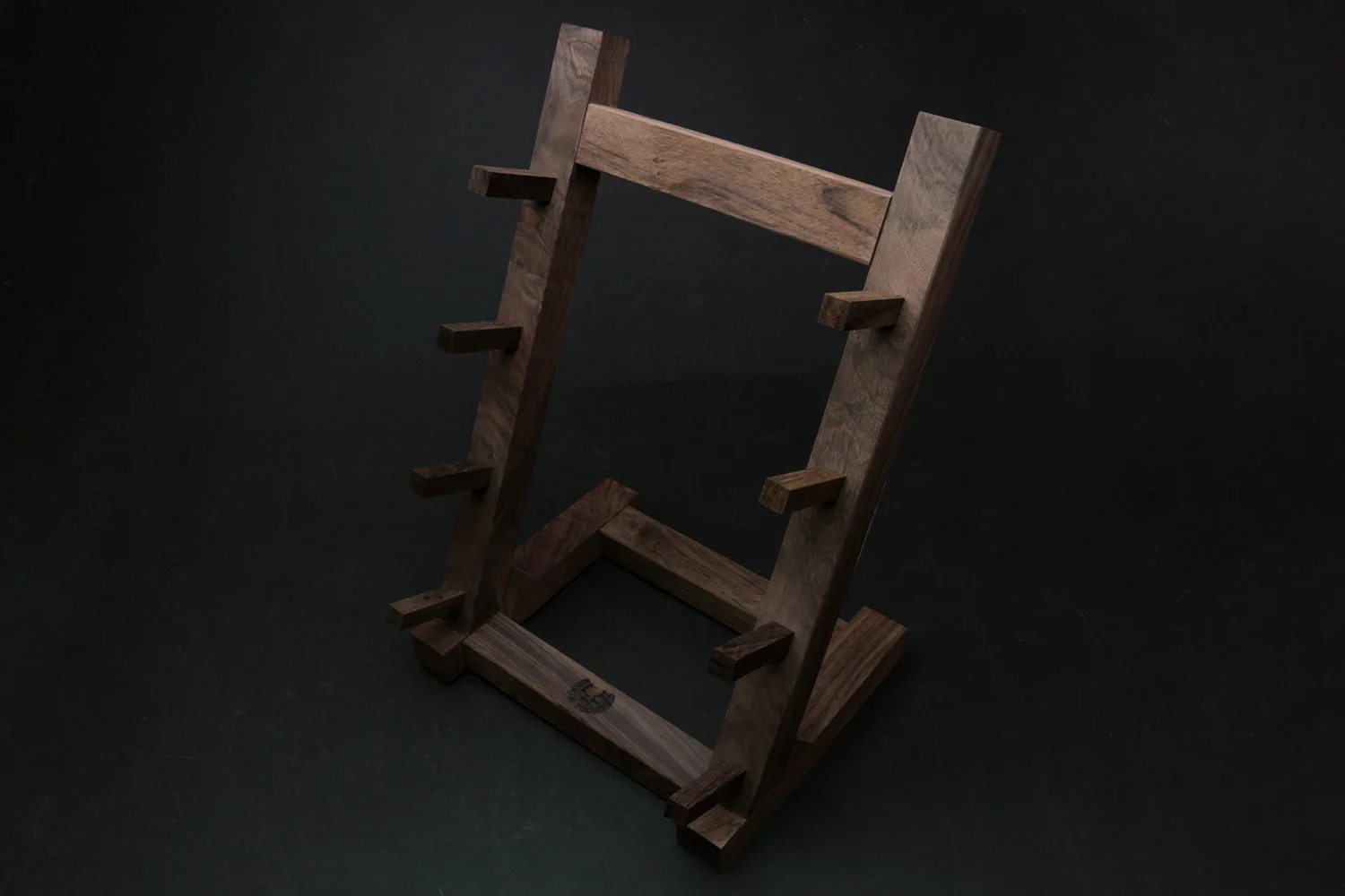 Yoshihiro Ebony and Rosewood Knife Rack Stand Chef Tool - Image 5