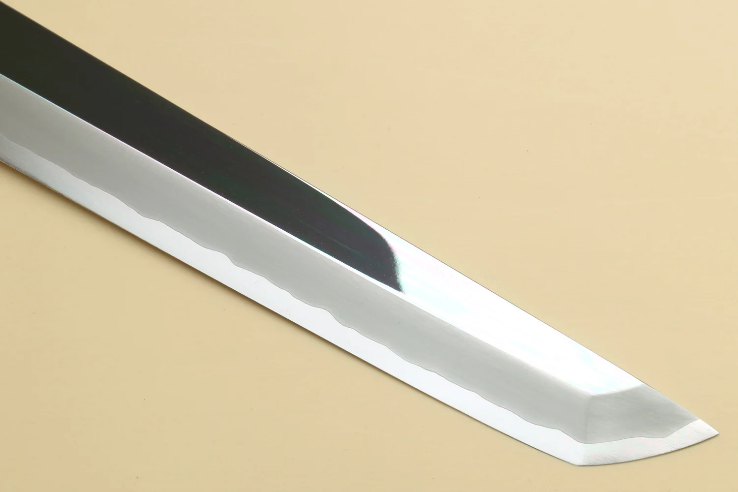 Yoshihiro Ginsan Mirror Polished Stain Resistant Steel Sakimaru Takobiki Sushi Sashimi Slicing Japanese Knife Ebony Handle - Image 3