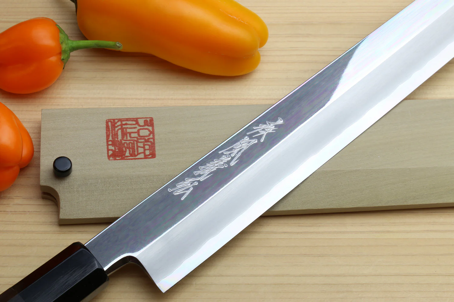 Yoshihiro Ginsan Mirror Polished Stain Resistant Steel Yanagi Kiritsuke Sushi Sashimi Japanese Knife - Image 3
