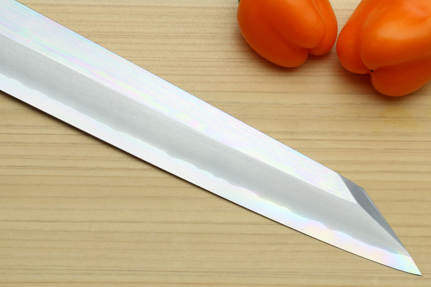 Yoshihiro Ginsan Mirror Polished Stain Resistant Steel Yanagi Kiritsuke Sushi Sashimi Japanese Knife - Image 5