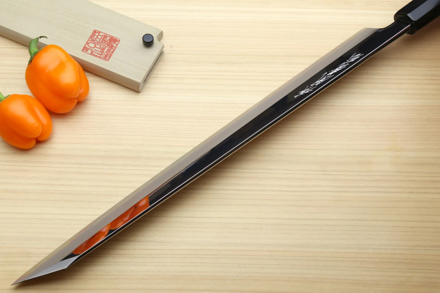 Yoshihiro Ginsan Mirror Polished Stain Resistant Steel Yanagi Kiritsuke Sushi Sashimi Japanese Knife - Image 6