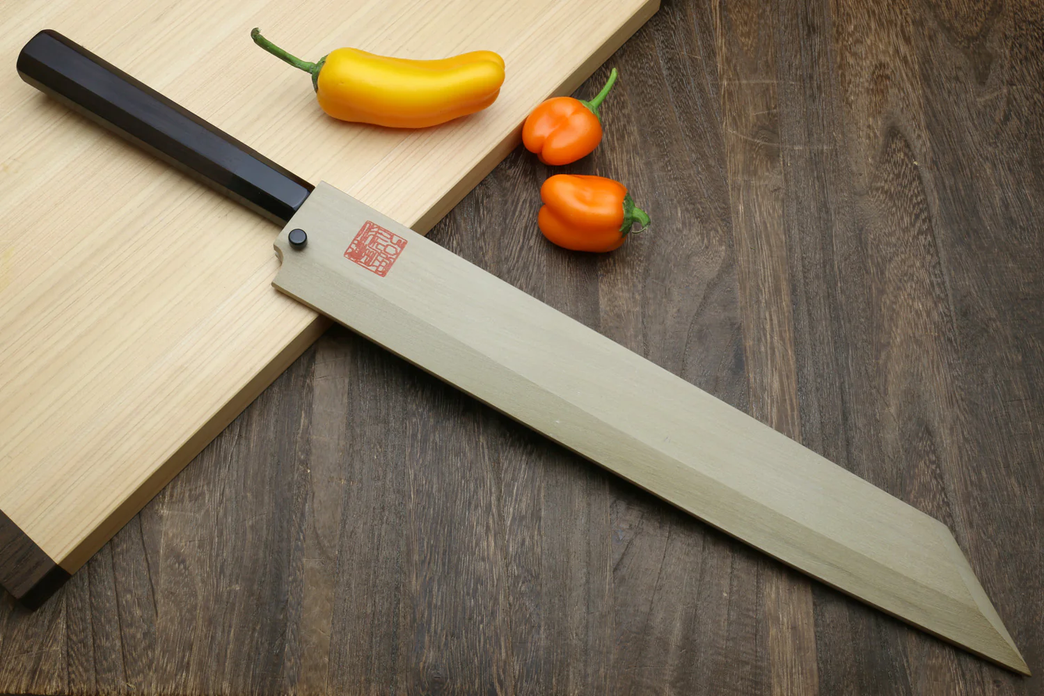 Yoshihiro Ginsan Mirror Polished Stain Resistant Steel Yanagi Kiritsuke Sushi Sashimi Japanese Knife - Image 9