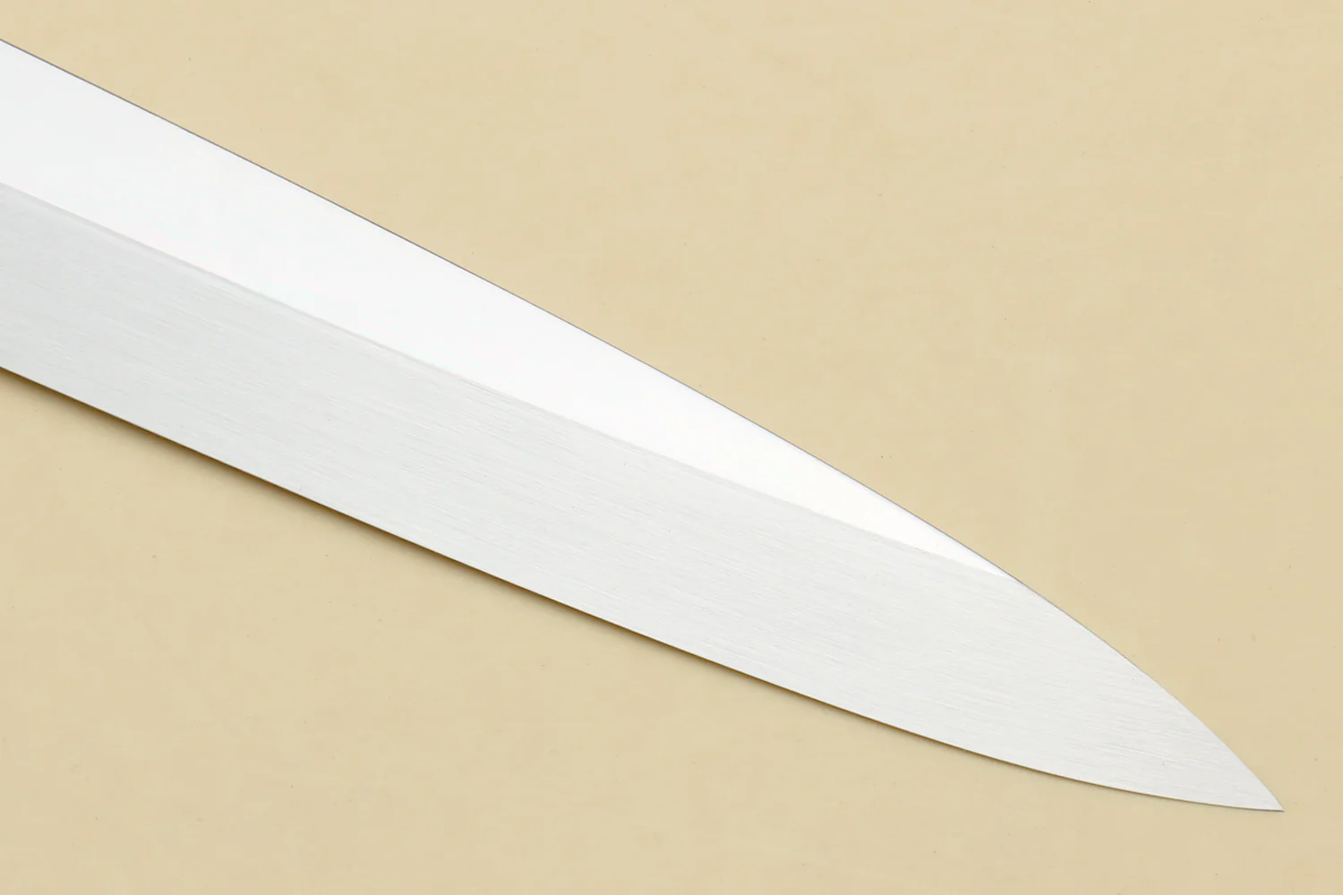 Yoshihiro Honyaki Aoko Blue Steel Mirror Finished Yanagi Sushi Sashimi Japanese knife with Ebony Handle - Image 7