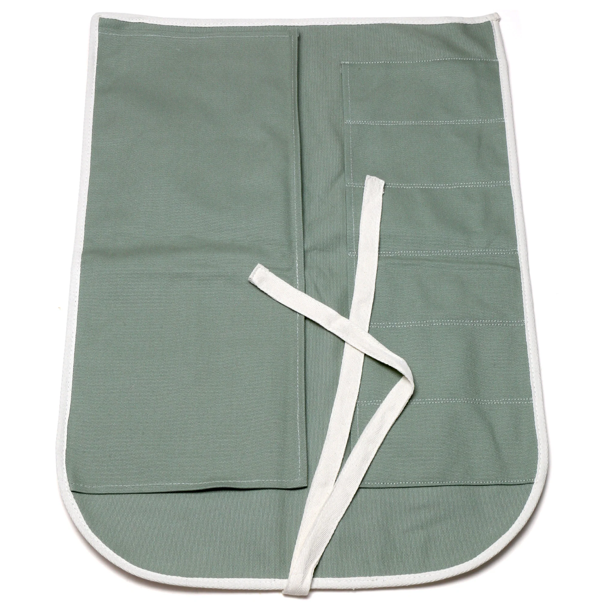 Yoshihiro Japanese Knife Cotton Pouch Bag Olive-Green Color (6 Slots) - Image 7