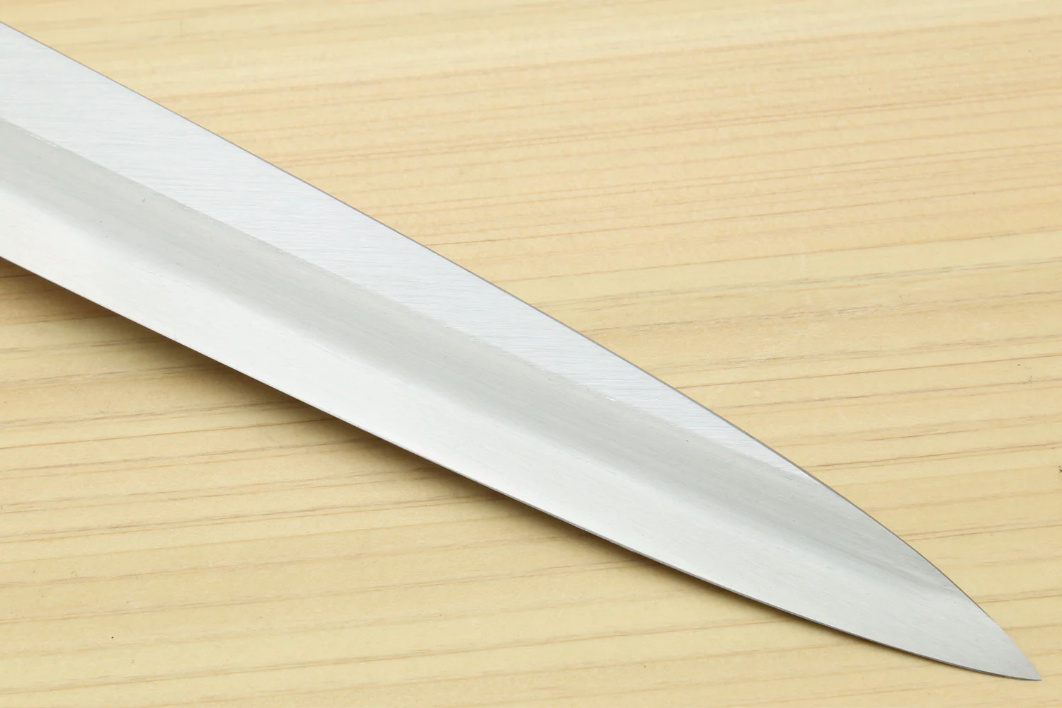 Yoshihiro Kasumi White Steel Yanagi Sushi Sashimi Japanese Knife Rosewood Handle - Image 5