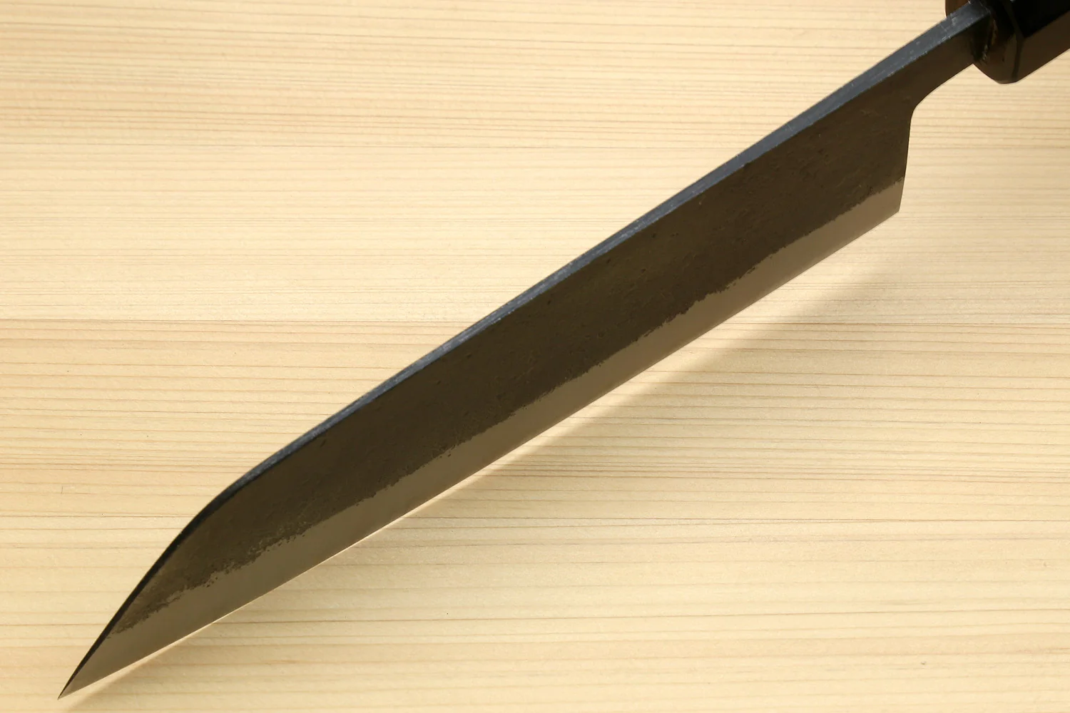 Yoshihiro Nashiji High Carbon White Steel #2 Japanese Bunka Chefs Knife with Cocobolo Wood Handle - Image 7