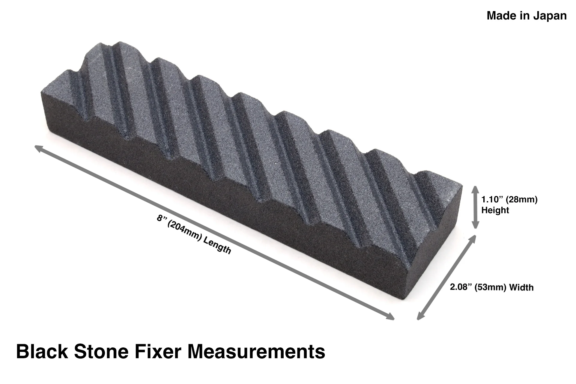 Yoshihiro Sharpening Stone Fixer (Black) & Nagura Conditioning Stone Set - Image 6