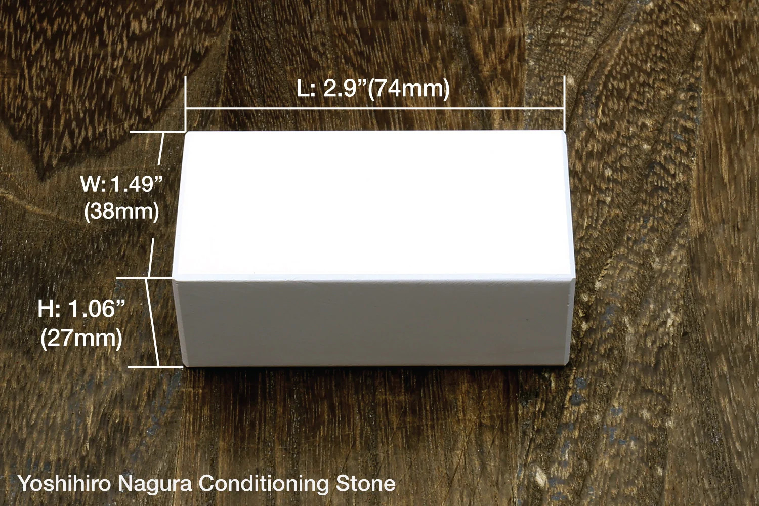 Yoshihiro Sharpening Stone Fixer & Nagura Conditioning Stone Set (X-Large) - Image 5