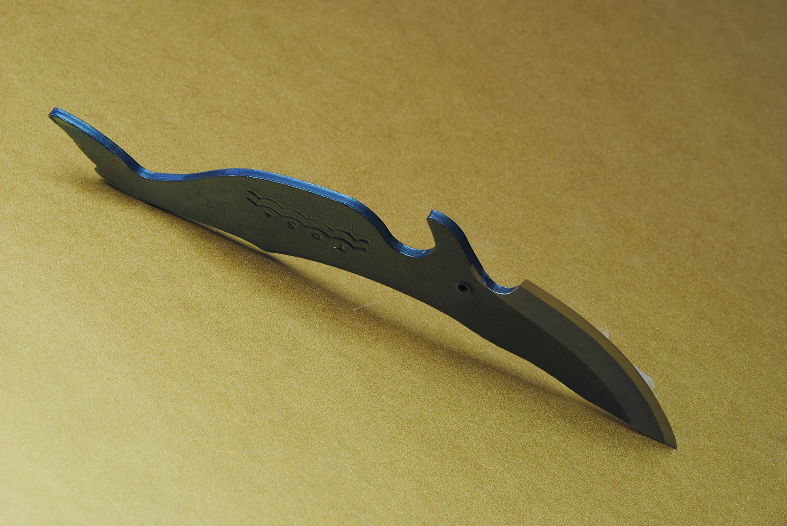 Yoshihiro Shiroko High Carbon Steel Kurouchi KUJIRA Whale Japanese Utility Knife (Whale B Type) - Image 5