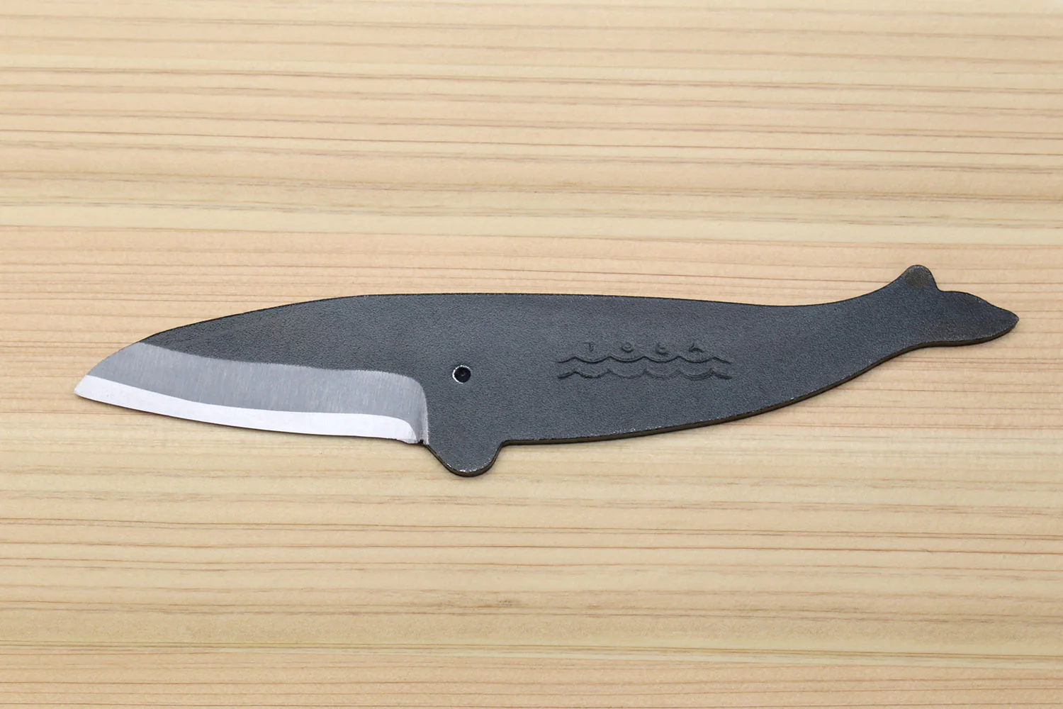 Yoshihiro Shiroko High Carbon Steel Kurouchi KUJIRA Whale Japanese Utility Knife (Whale E Type) - Image 2