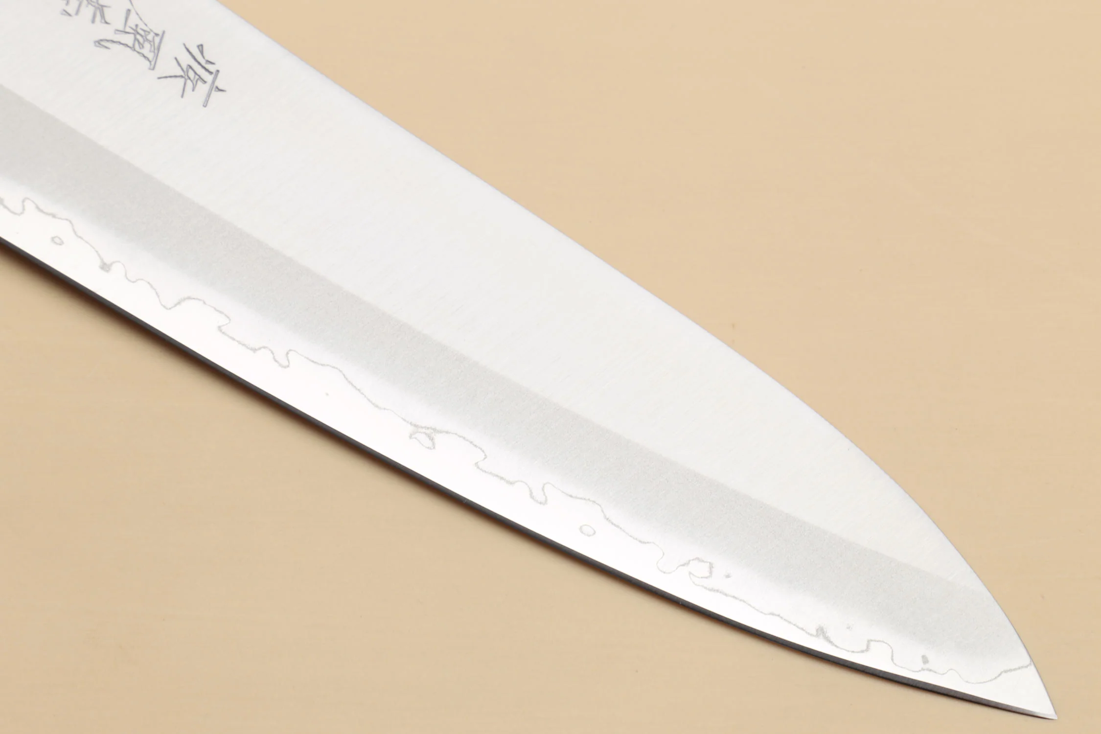 Yoshihiro VG-10 Gold Stainless Steel Gyuto Japanese Chefs Knife 8.25" (210mm) - Image 4