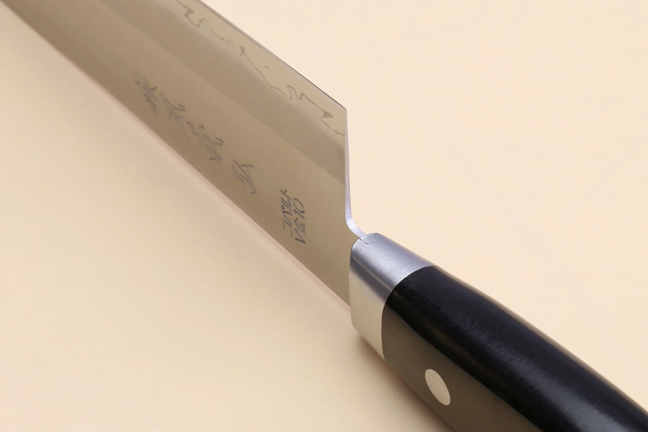Yoshihiro VG-10 Gold Stainless Steel Gyuto Japanese Chefs Knife 8.25" (210mm) - Image 6
