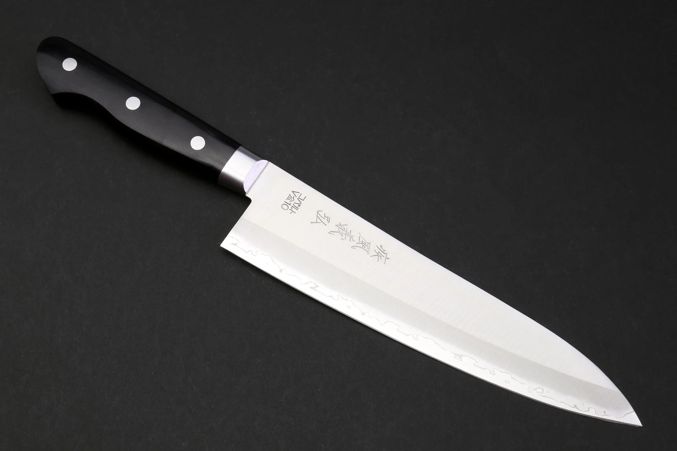 Yoshihiro VG-10 Gold Stainless Steel Gyuto Japanese Chefs Knife 8.25" (210mm) - Image 8
