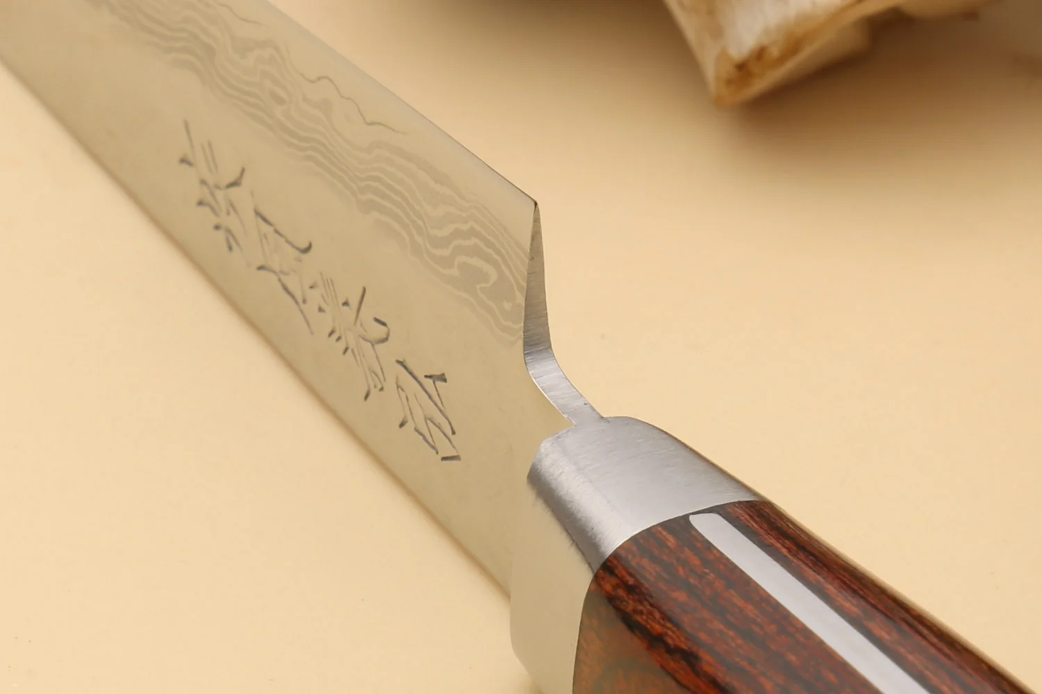 Yoshihiro VG-10 16 Layer Hammered Damascus Stainless Steel Paring Knife 3.2" - Image 6