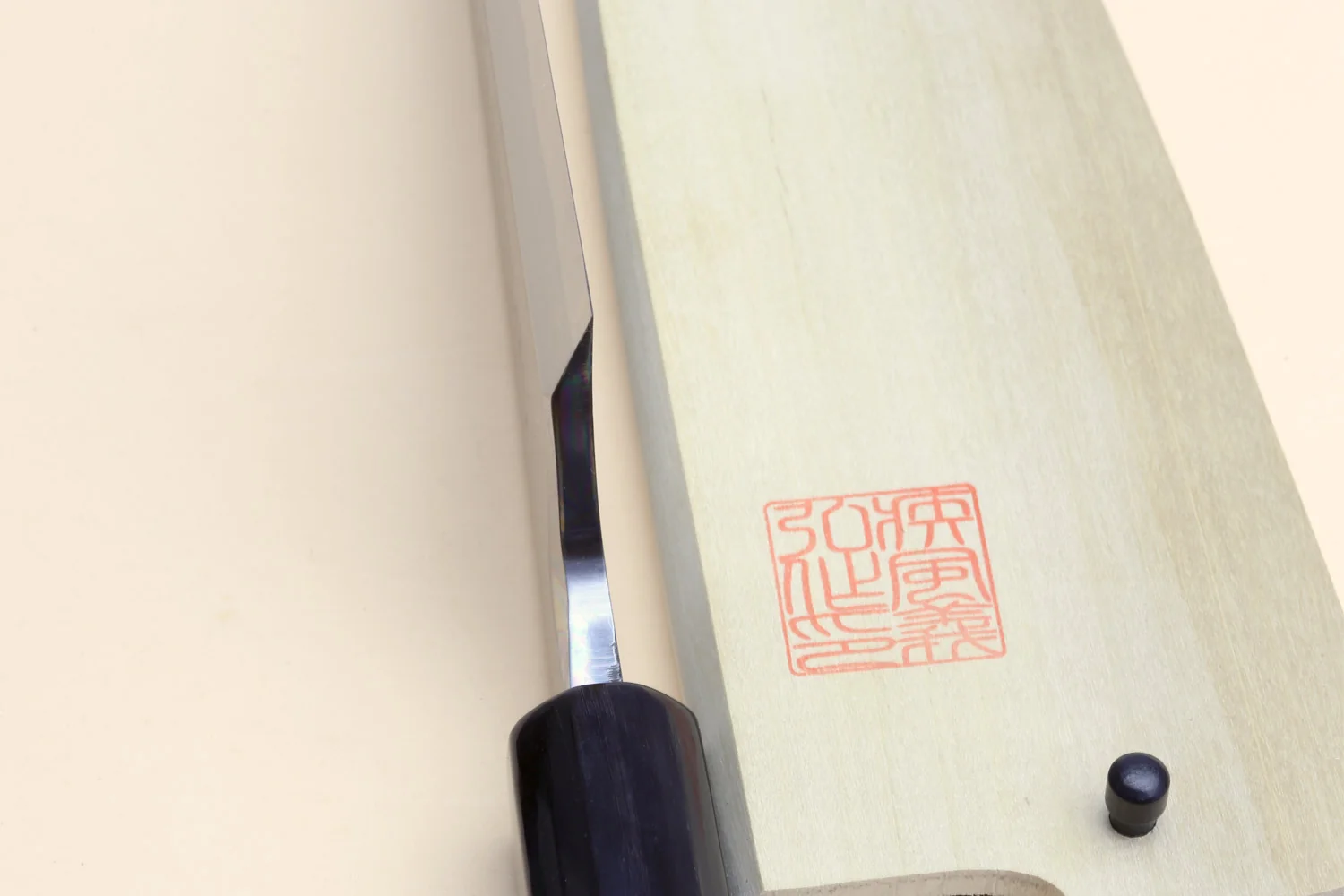 Yoshihiro Hongasumi White Steel #2 Garasuki Traditional Japanese Poultry Boning Knife Magnolia Handle - Image 3