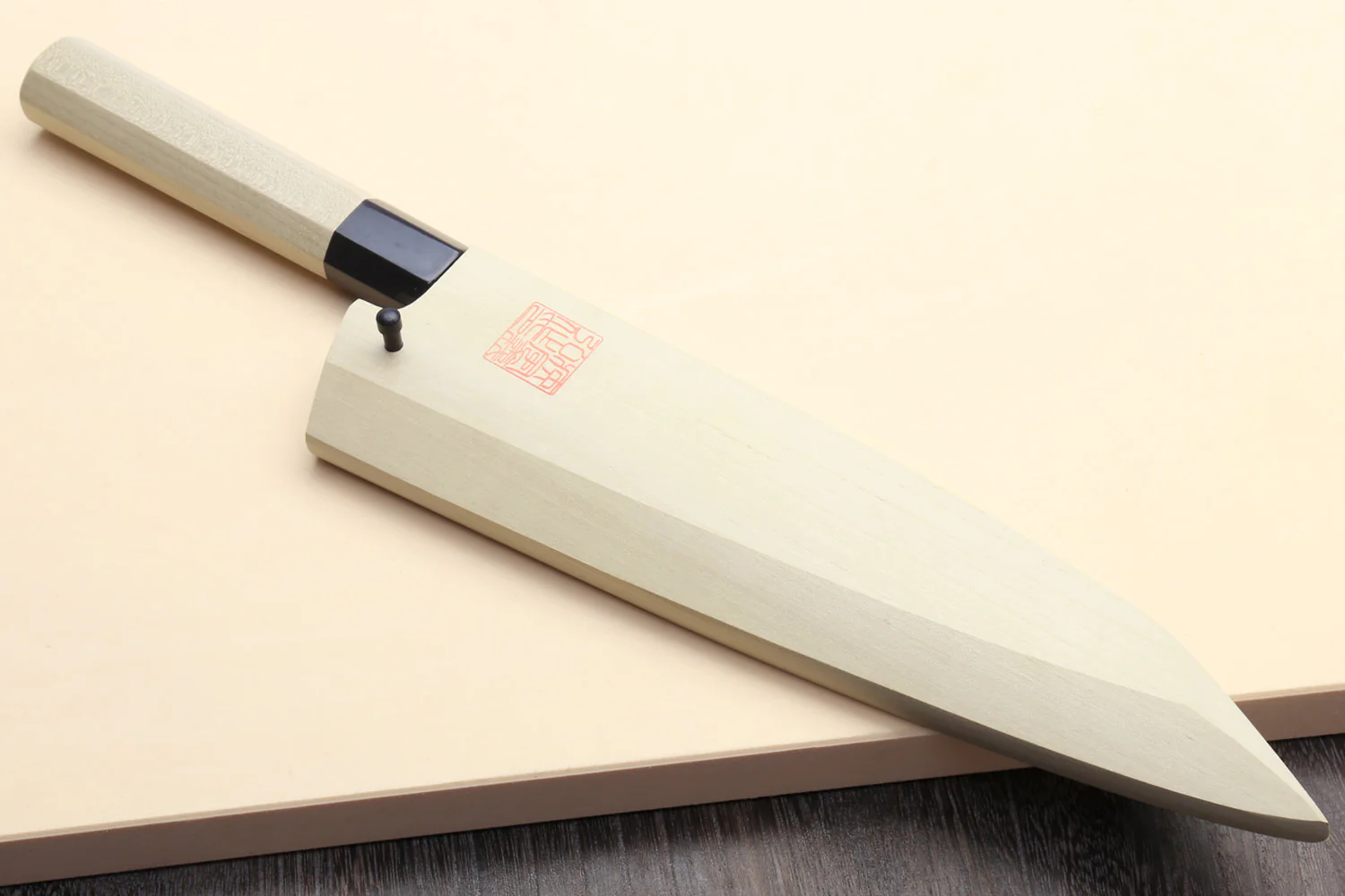 Yoshihiro Hongasumi White Steel #2 Garasuki Traditional Japanese Poultry Boning Knife Magnolia Handle - Image 5